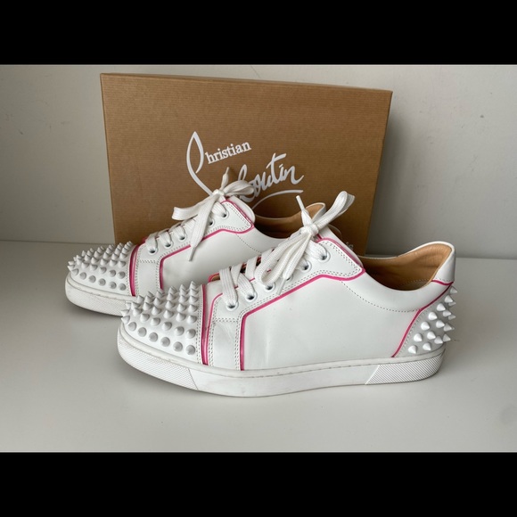 Christian Louboutin Vieira Spikes Sneakers 38 - Picture 3 of 6